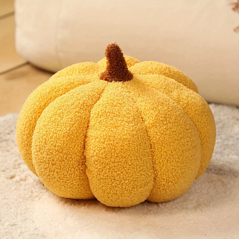 Plüsch-Kürbis Kissen – Halloween & Herbstdeko