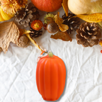 4er-Set Duftkerzen in Kürbisform – Handgemachte Herbstdeko