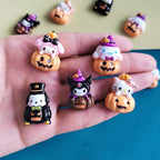 10er-Pack Kürbis Figuren aus Harz – DIY & Scrapbooking Zubehör