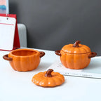Kürbis Suppenschüssel aus Keramik