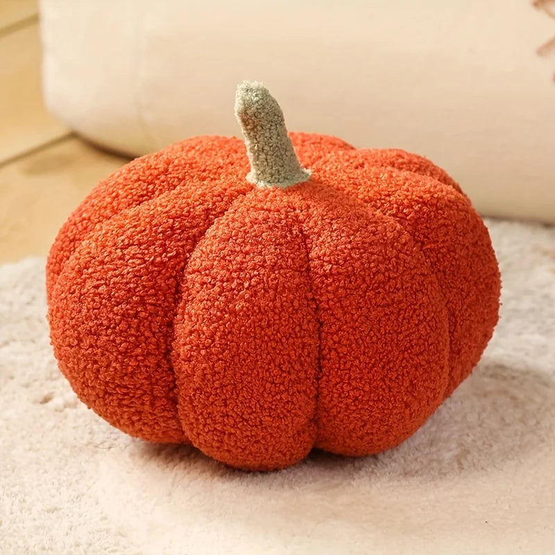 Plüsch-Kürbis Kissen – Halloween & Herbstdeko