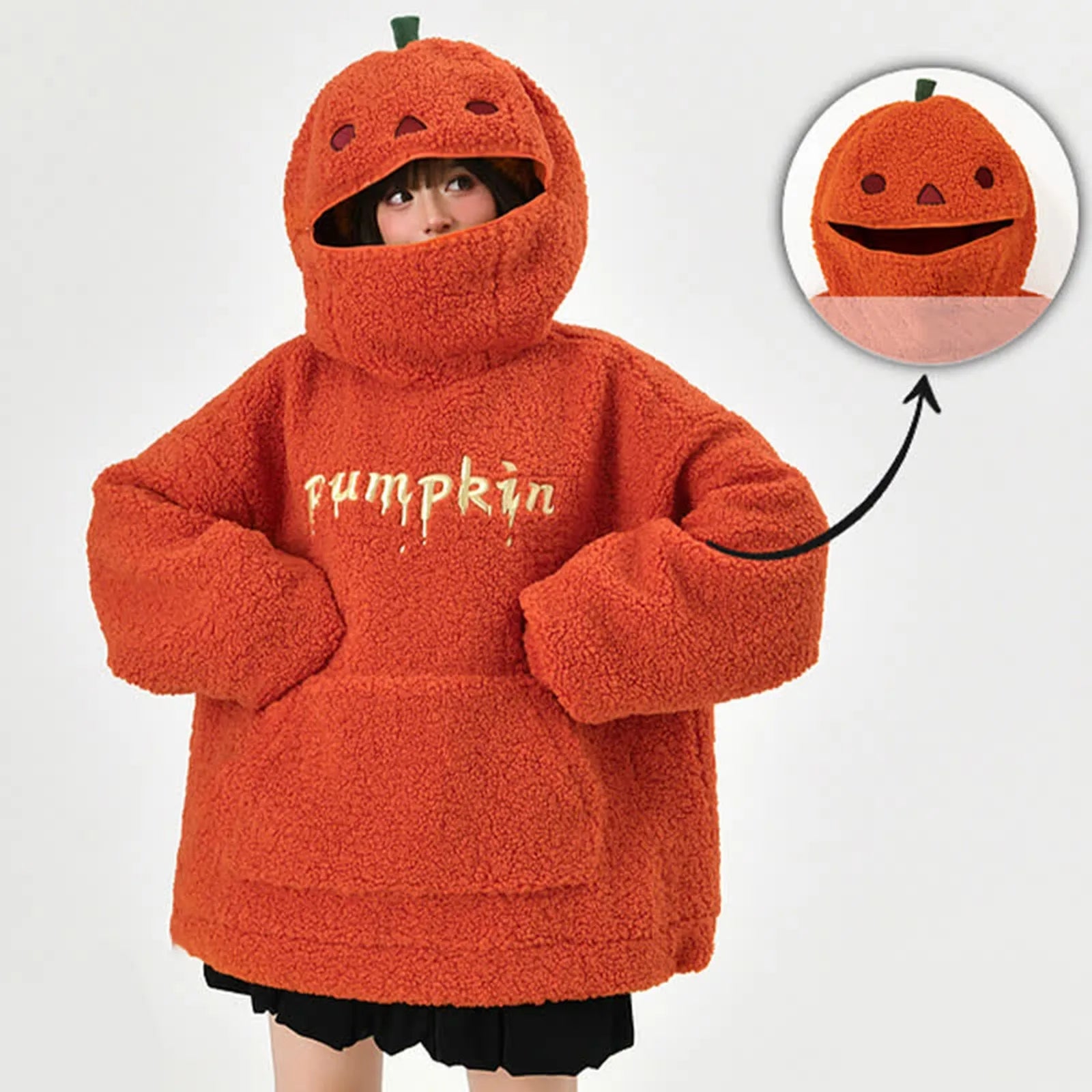 Kürbis Hoodie (Halloween & Herbst)