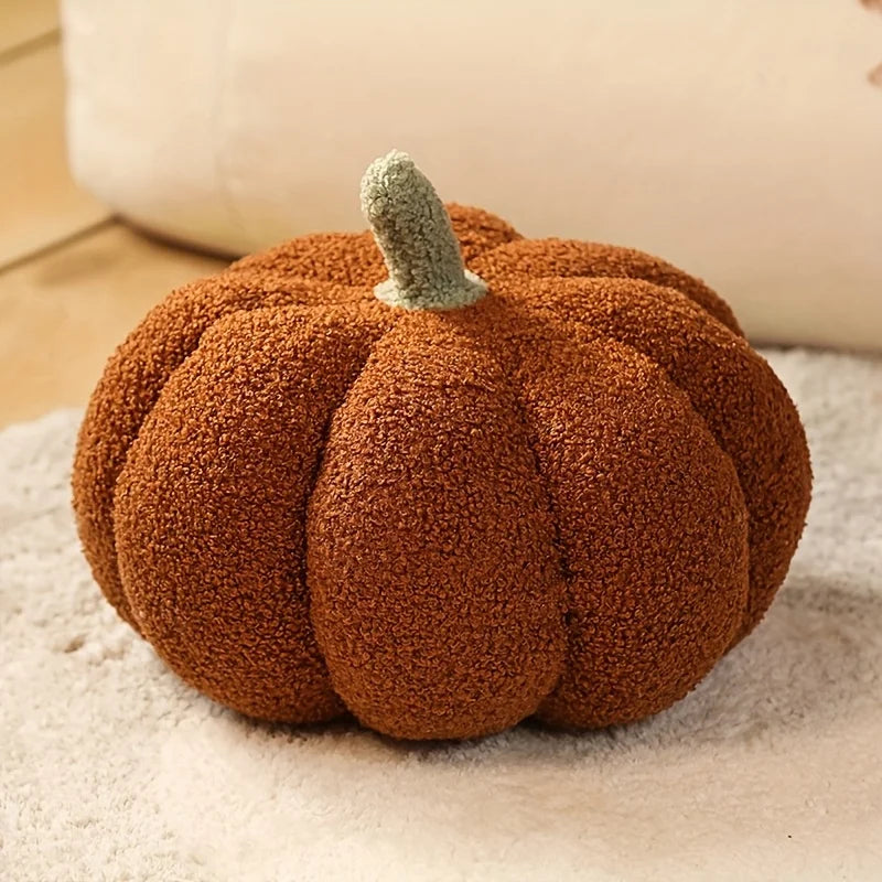 Plüsch-Kürbis Kissen – Halloween & Herbstdeko